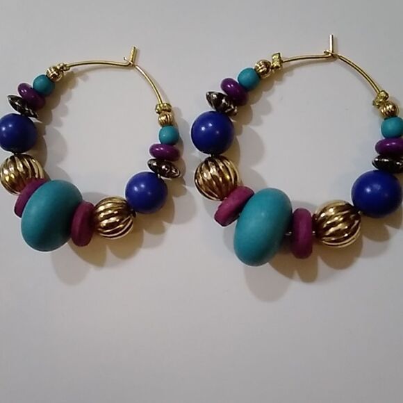 Set Handmade Women Necklace And Earrings - Picture 5 of 6